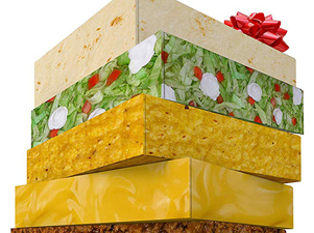 Taco Bell Scented Gift Wrapping
